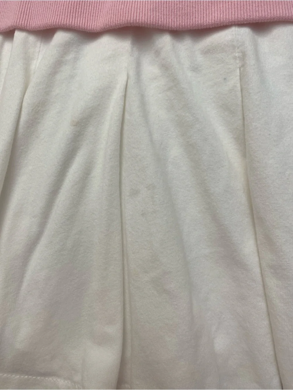 Ralph Lauren Pink Sweatshirt Top with White Attached Skirt